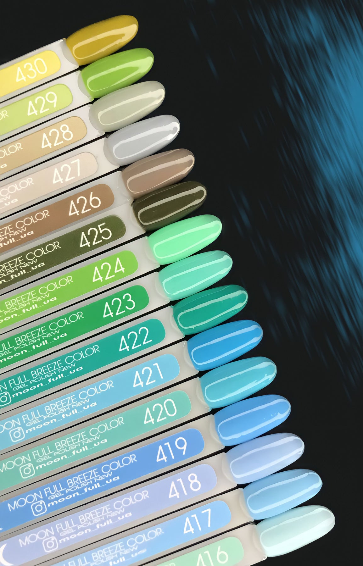 Гел лакове Moon Full Breeze color №416