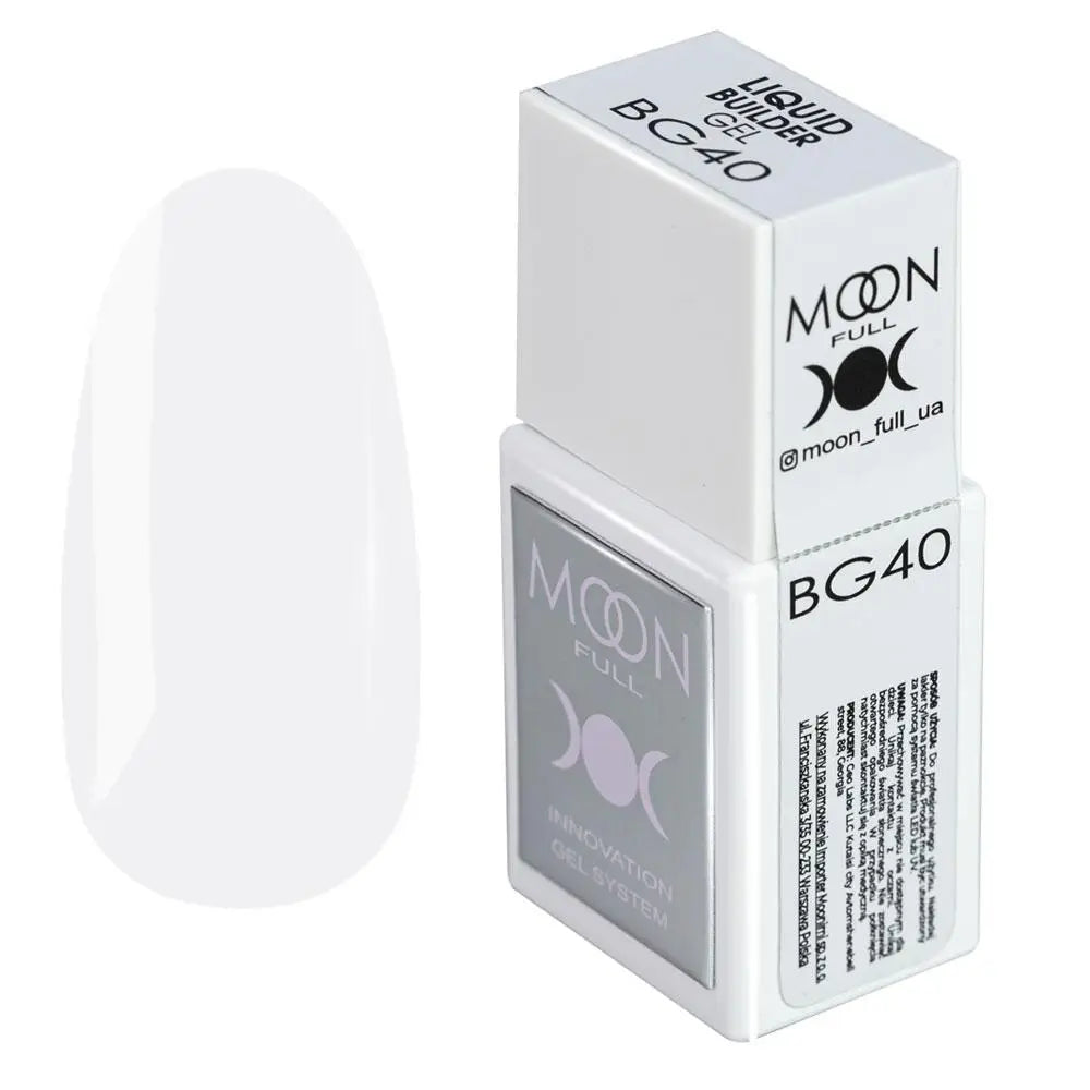 MOON FULL LIQUID BUILDER GEL №BG40, 15 МЛ (течен)