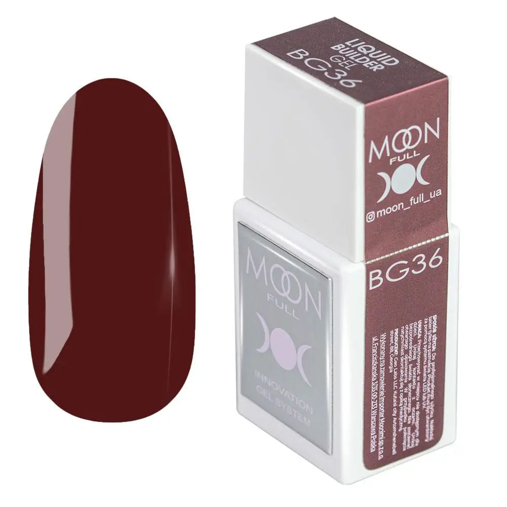 MOON FULL LIQUID BUILDER GEL №BG36, 15 МЛ (течен)