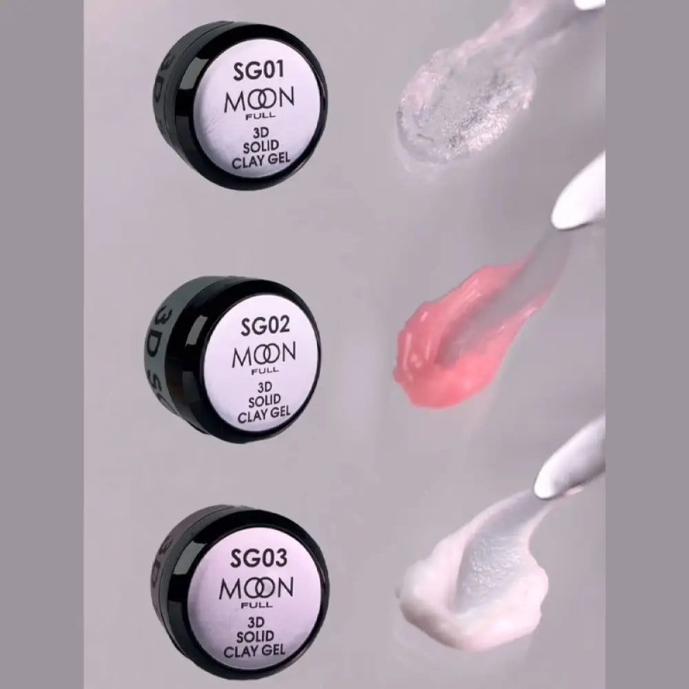 Гелі Moon Full 3D Solid Clay 03 Gel 5 мл