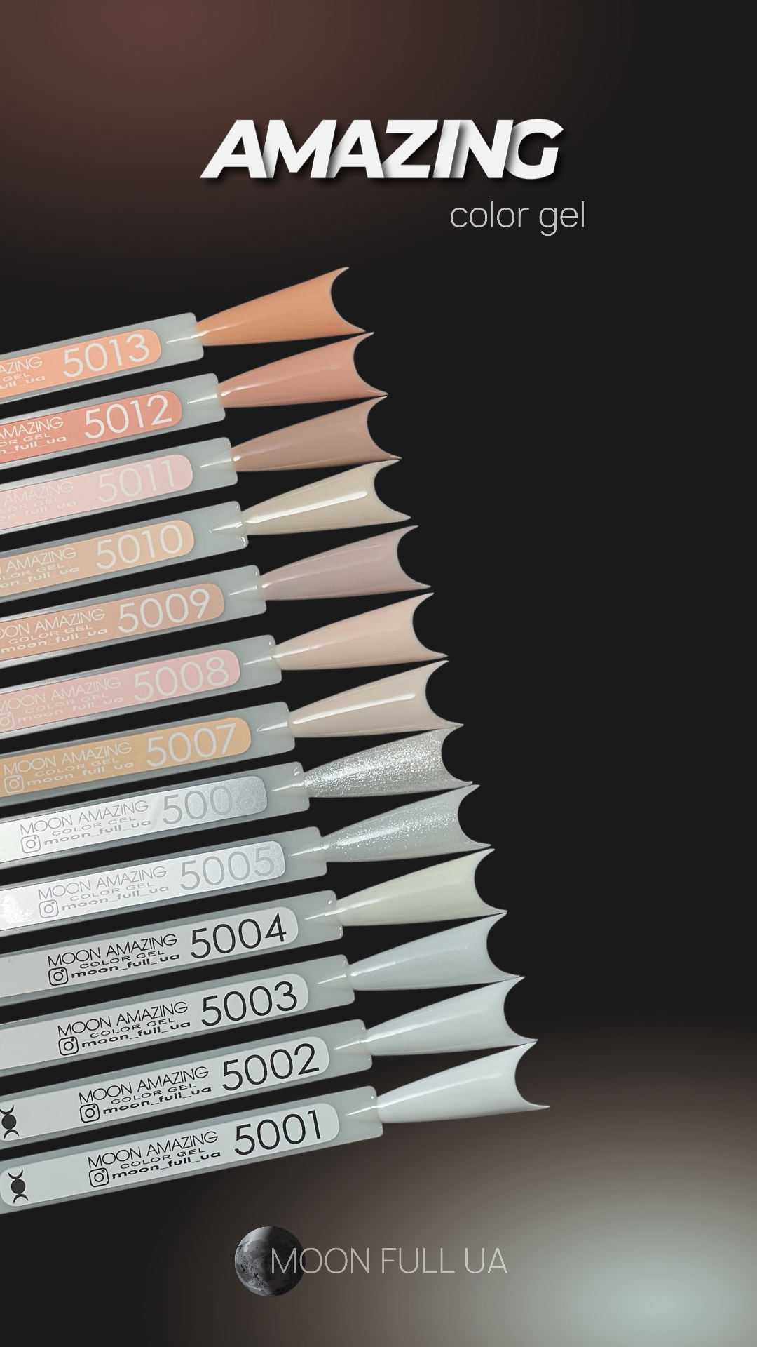 Moon Amazing Color Gel polish 12ml №5001