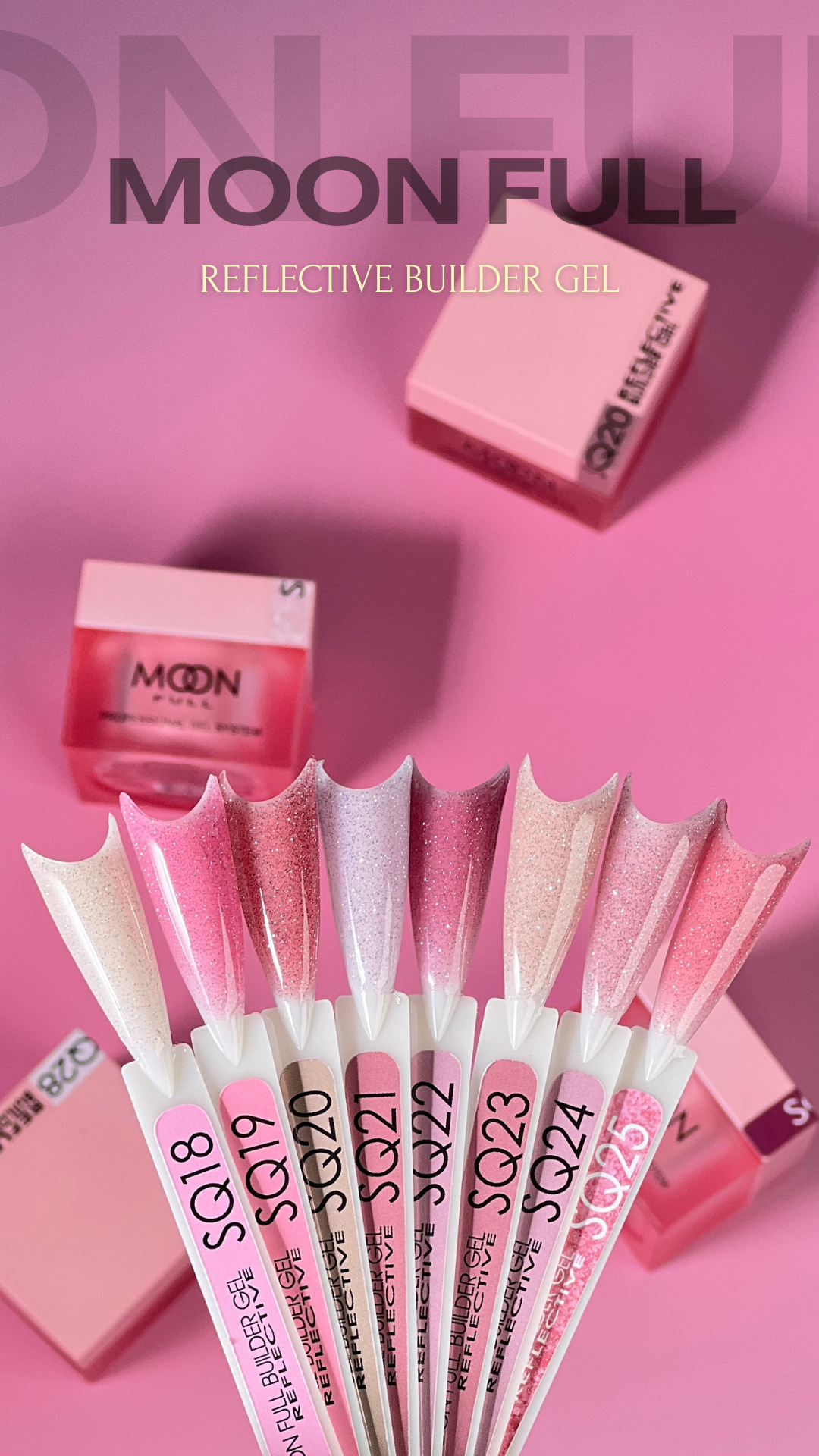 Moon Full Reflective Builder Gel 30ml №SQ 18