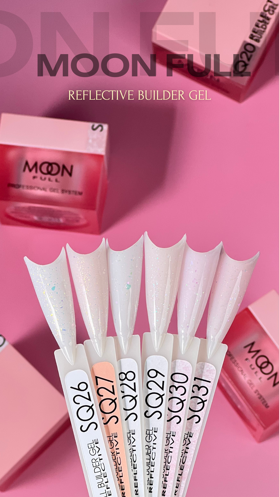 Moon Full Reflective Builder Gel 30ml №SQ 26