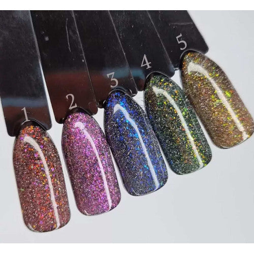 Гел лакове Moon Full Chrome Flake Disko №01