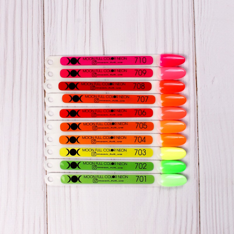 Гел лакове Moon Full Neon №709