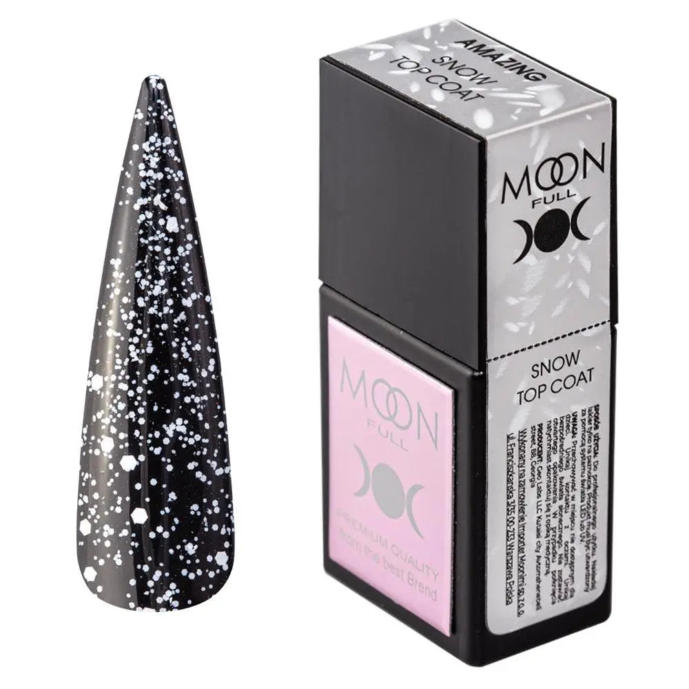 Moon Full Amazing Snow Top Coat, 12 мл