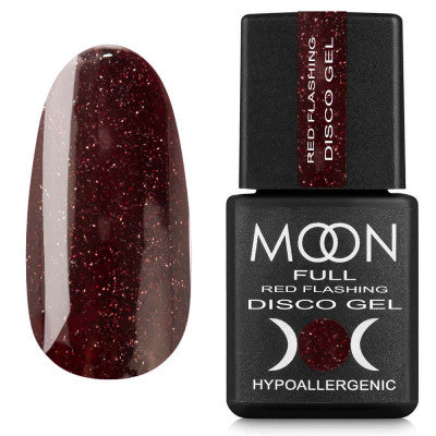 Disсo Gel Moon Full Red Flashing №RF09