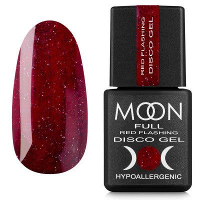 Disсo Gel Moon Full Red Flashing №RF07